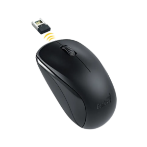 Mouse Genius NX-7000 inalámbrico negro con tecnología BlueEye y 3 botones