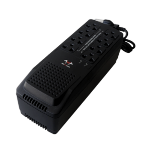 Regulador de voltaje Wattana 1200VA 600W con protección contra picos de energía para computadoras y equipos electrónicos.