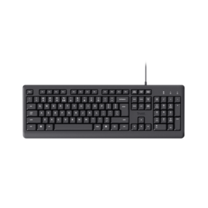 Teclado Trust Primo USB de tamaño completo con teclado numérico y teclas silenciosas